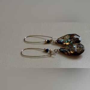Labradorite Teardrop Earrings